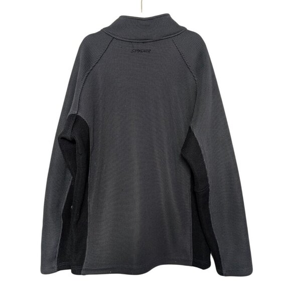 Spyder Core Sweater Foremost Jacket Mens Size XL Black Fleece Lined Heavy - Picture 9 of 16